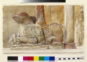Gryphon, Verona, 1800-tallet av John Ruskin